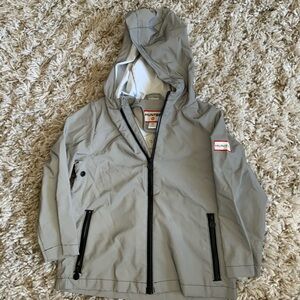 Hunter Light Gray Hooded Jacket